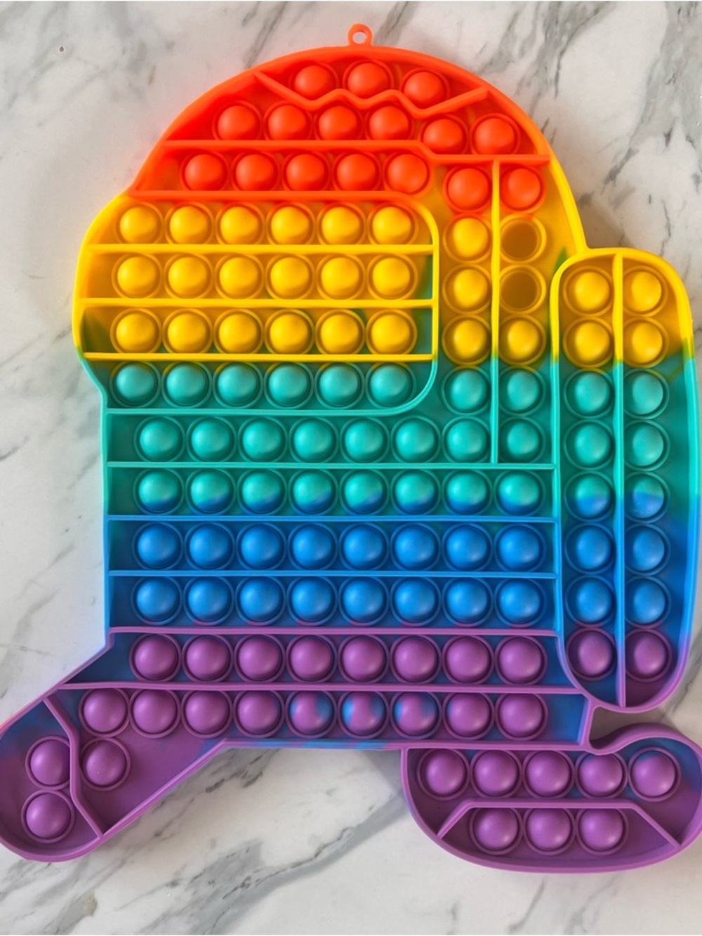 Rainbow Pop It Sensory Toy for Kids - Multicolor Fidget Silicone